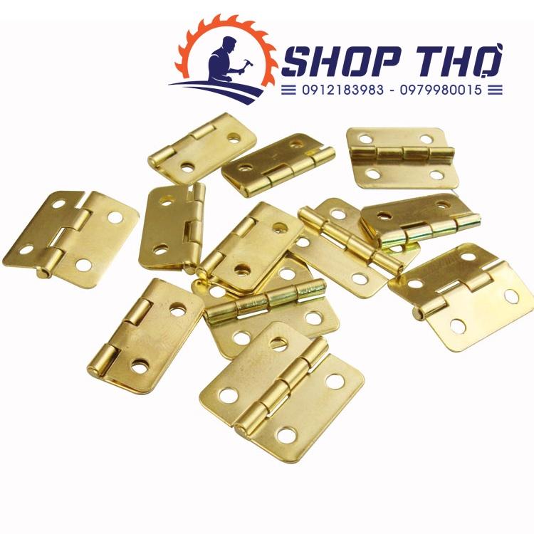 Bản lề trơn màu vàng KT 17mm*18mm