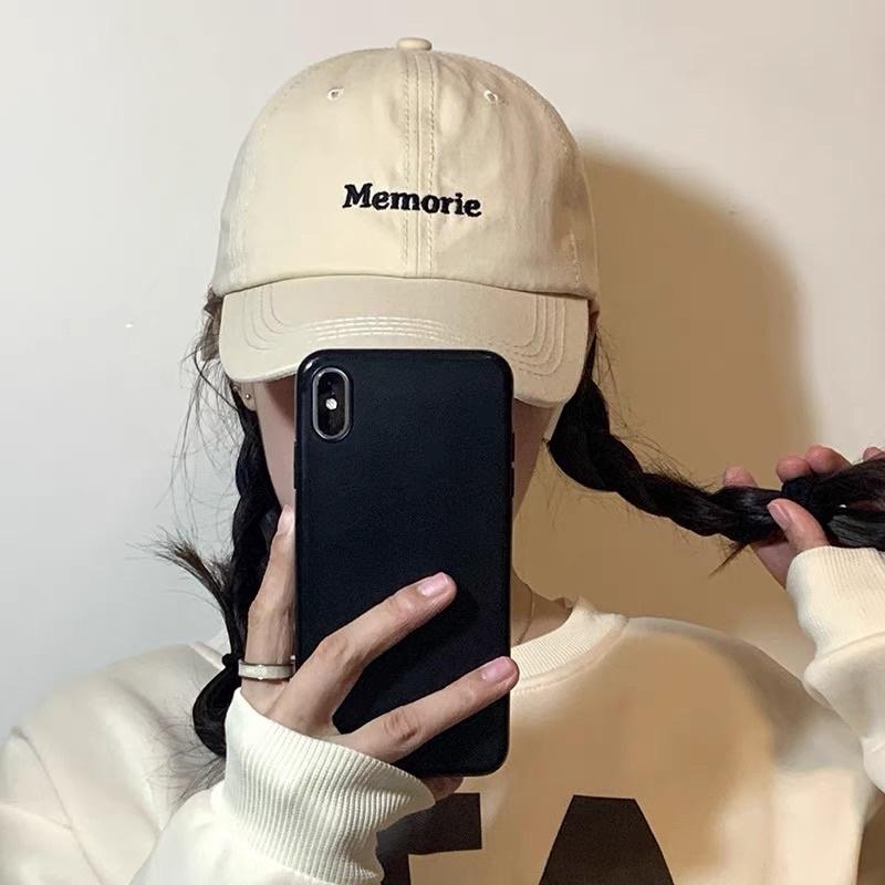 Mũ Lưỡi Trai Nón Kết Thêu MEMORIE Phong Cách Ullzang Form Unisex