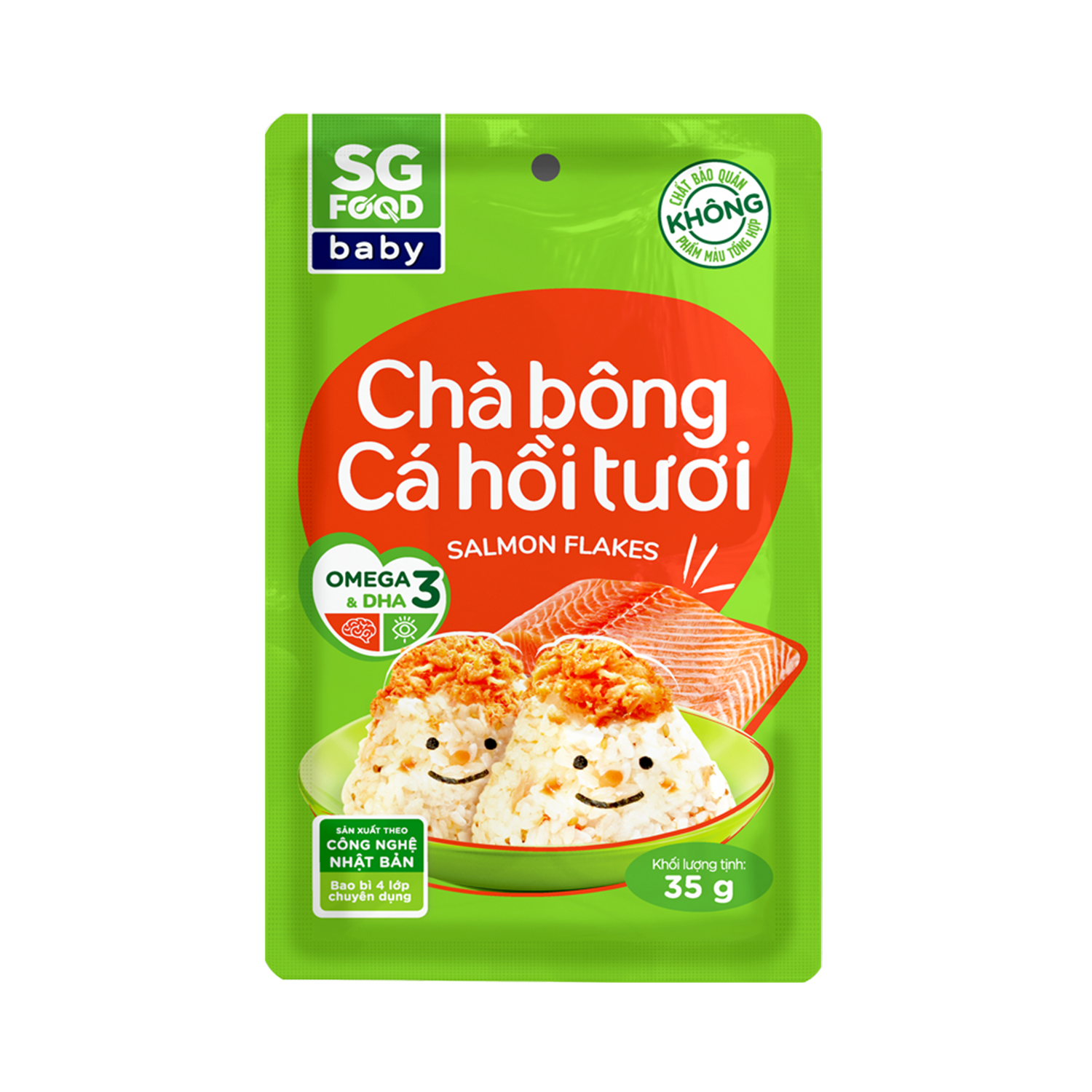 Chà bông cá hồi tươi SGFood 35g