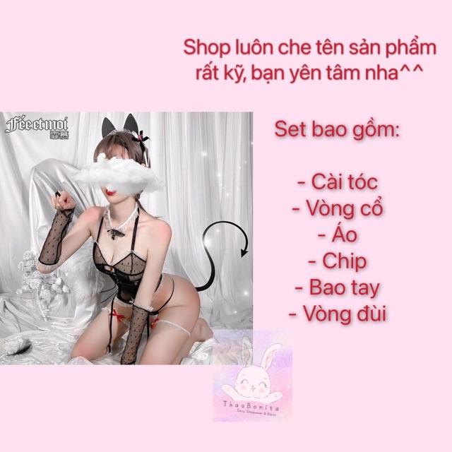 Set cosplay mèo đáng yêu bên chàng, cực SEXY