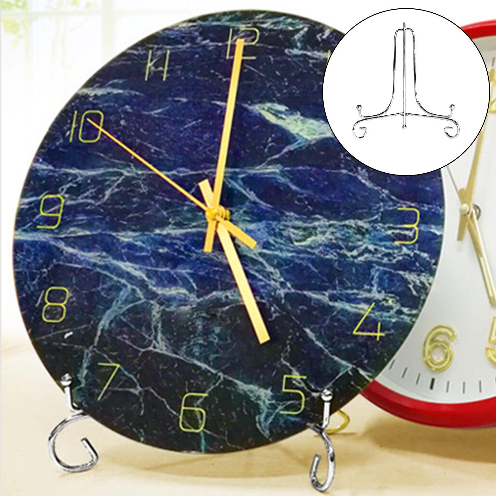 Display Stand Plate Stand Durable Tabletop Book Decor Display Bracket Metal