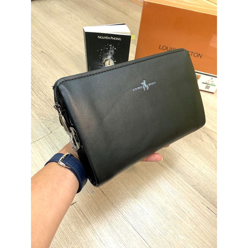 Ví Cầm Tay Khoá Số Junwei 1108 Cao Cấp.Bóp Da Cầm Tay Cao Cấp.Clutch Da Sang Trọng