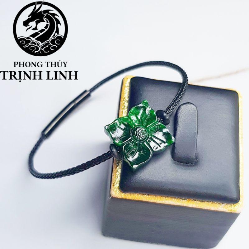 VÒNG TAY HOA SEN 4 CÁNH TÀI LỘC - BÌNH AN DÂY THÉP CAO CẤP