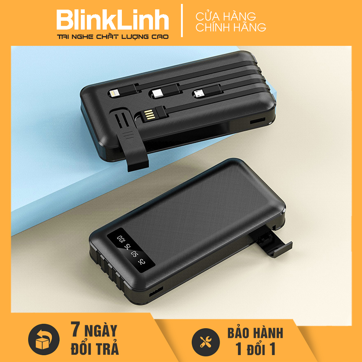 Sạc dự phòng Power Bank 20000mAh phiên bản mới dung tích lớn chất lượng,cục pin dự phòng tích hợp nhiều cổng tiện lợi