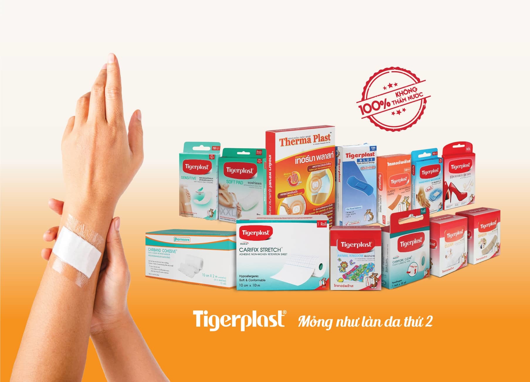 Băng cá nhân Tigerplast Soft Pad Adhesive Gauze Pad