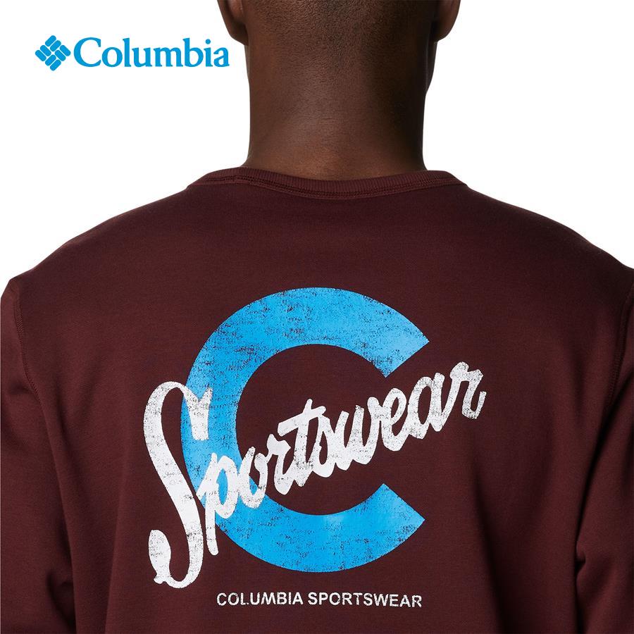 Áo thun tay dài thể thao nam Columbia M Columbia Logo Fleece Crew - 1884932521