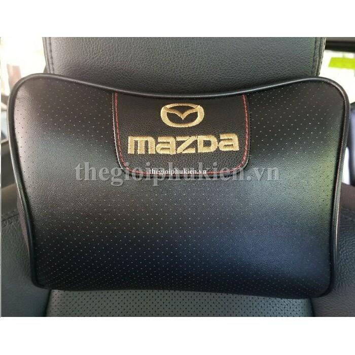 Gối tựa cổ, tựa đầu cho Ô tô, Xe hơi Logo Mazda
