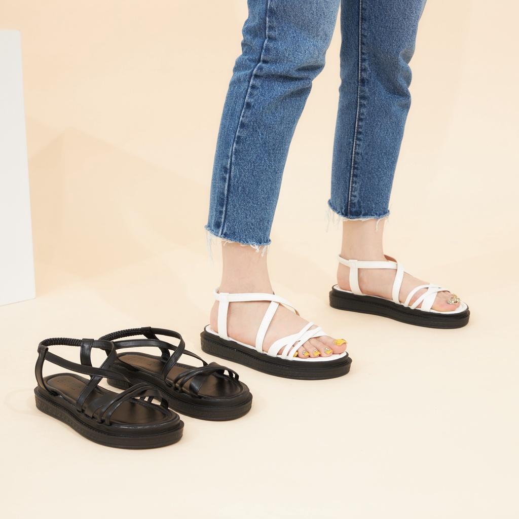 Giày MWC 2926 - Giày Sandal Đế Bánh Mì, Giày Sandal Quai Dây Chéo Đế Bánh Mì Thời Trang