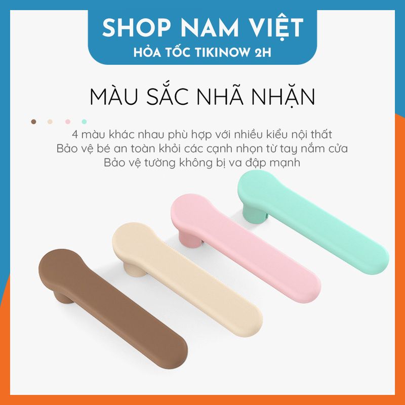 Bọc Tay Nắm Cửa Silicon Bảo Vệ An Toàn Cho Bé - Chính Hãng NAVIVU