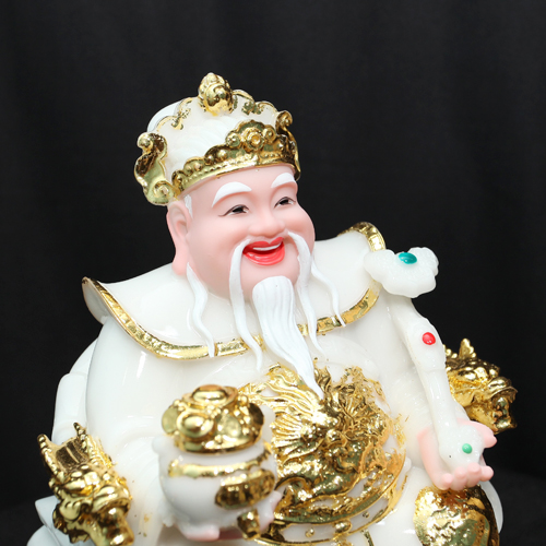 THẦN TÀI THỔ ĐỊA PHÚ QUÝ - MÀU TRẮNG