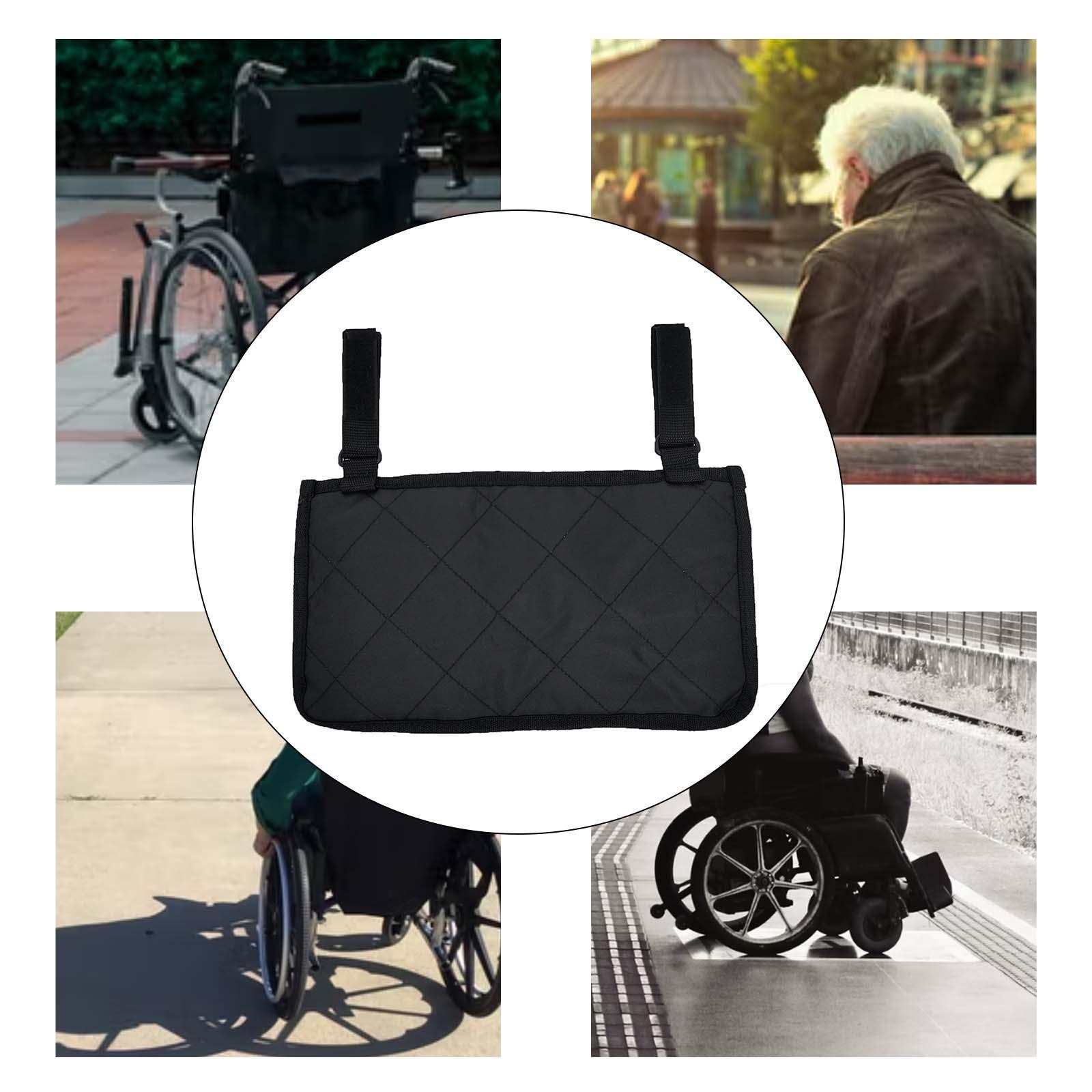 2Pcs Universal Wheelchair Storage Organizer Holder