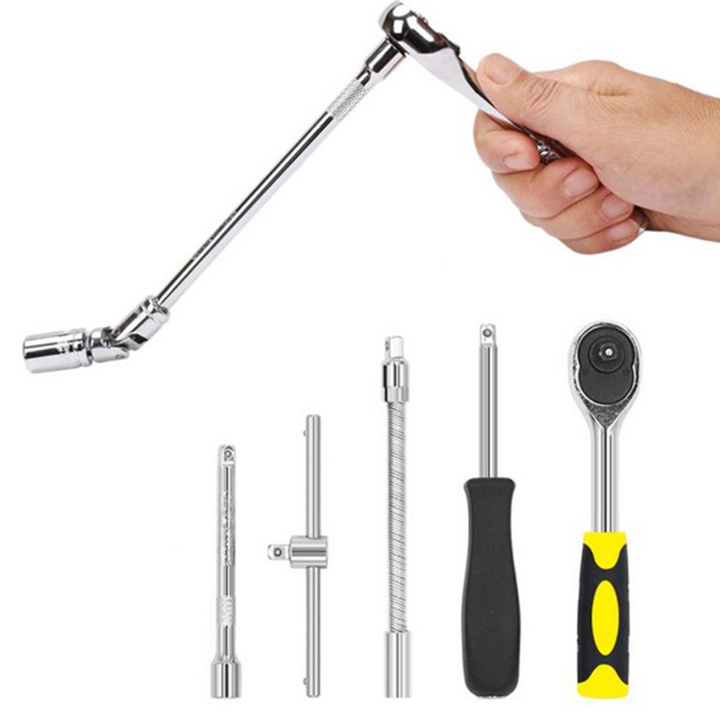 54 Pieces Socket Wrench Set, Ratchet Case Nut Case Tool Case Set