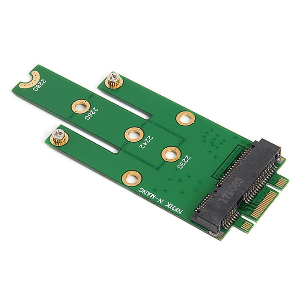 New mSATA Mini PCI-E 3.0 SSD to NGFF M.2 B Key SATA Interface Adapter Card