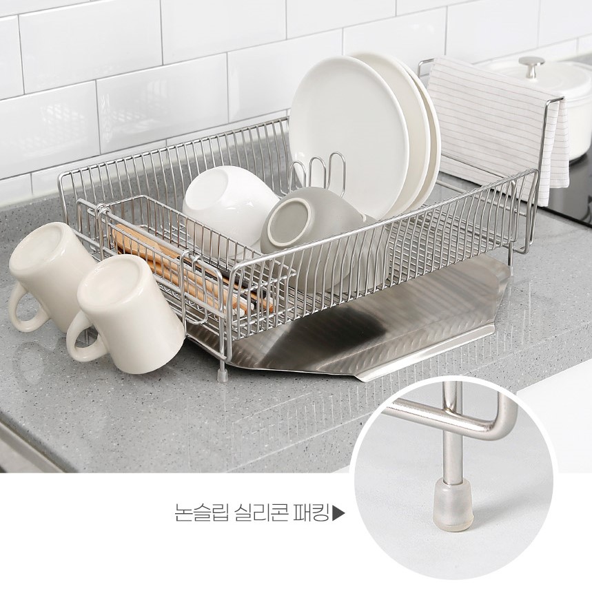 Kệ chén, kệ bát Inox 304 - 1 tầng Diana