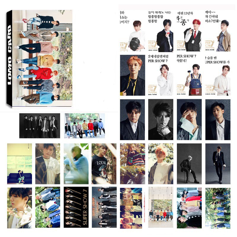 Bộ Ảnh Thẻ Lomo Card Super Junior