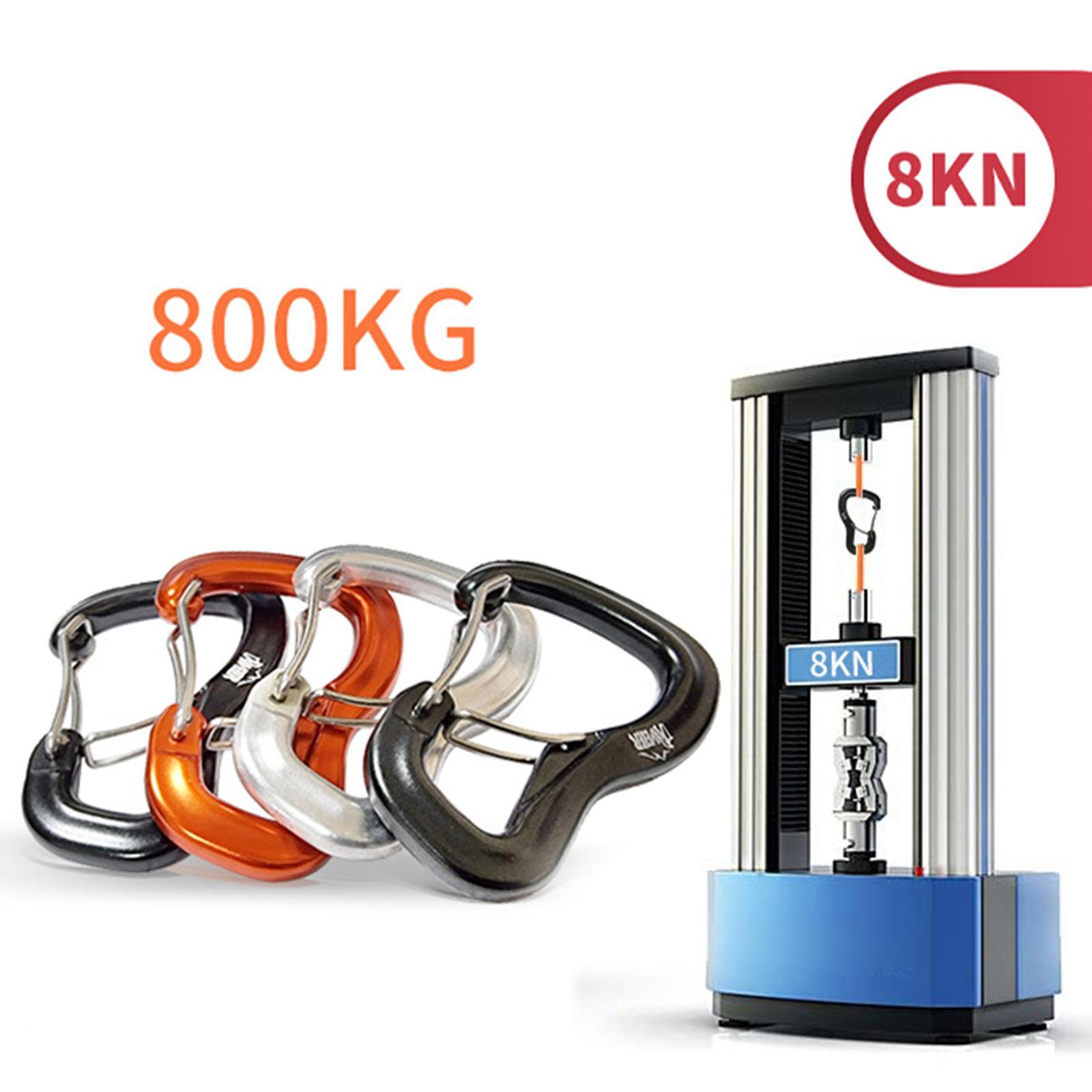 Hammock Carabiner Hook 8kN  Lightweight for Traveling Outdoor Camping