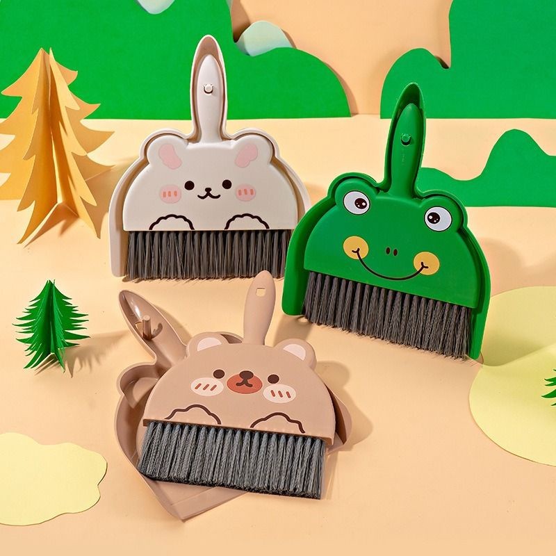 Bộ Chổi Xẻng Mini Hình Thú Dễ Thương - Chổi Quét Bàn Thờ - Bộ Chổi Quét Bụi Và Ki Hốt Rác Vệ Sinh Nhà Cửa - HENRYSA