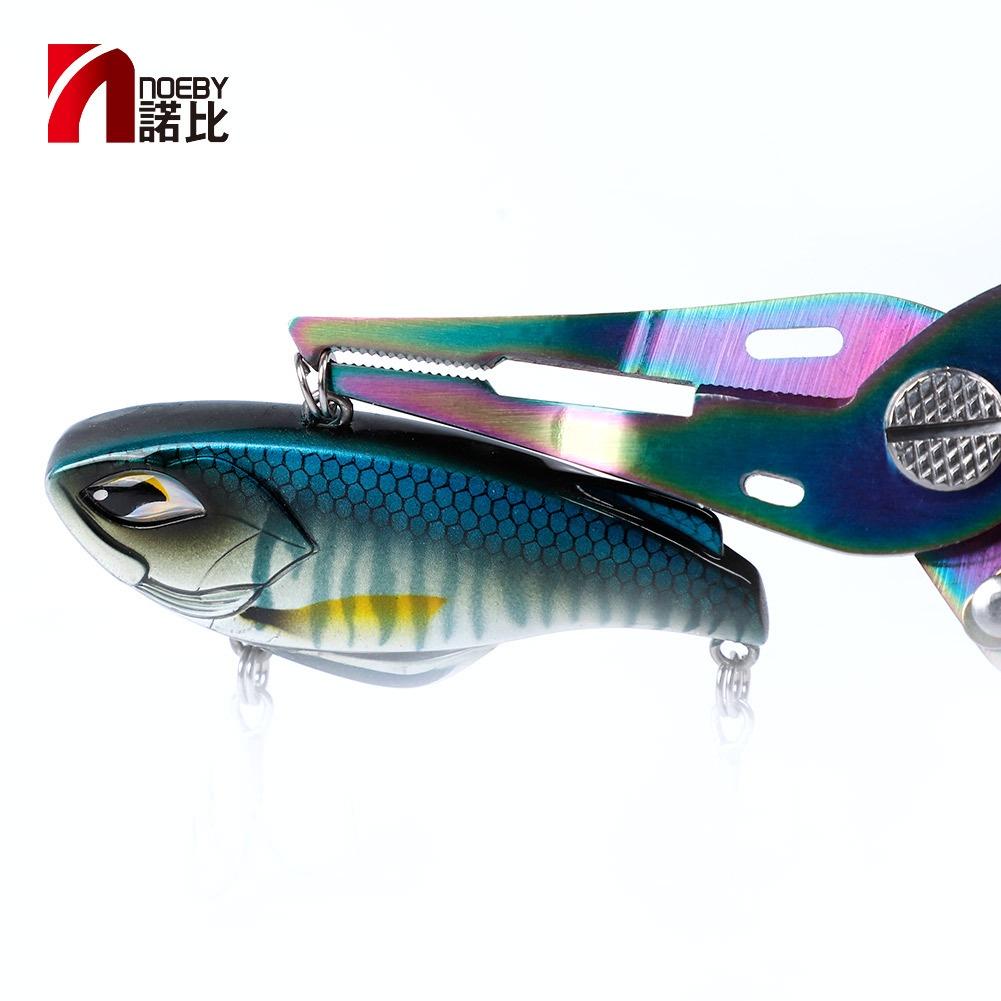 Kìm gỡ lưỡi, tách khoen noeby mạ titan cao cấp có bao và dây bảo hiểm đi kèm