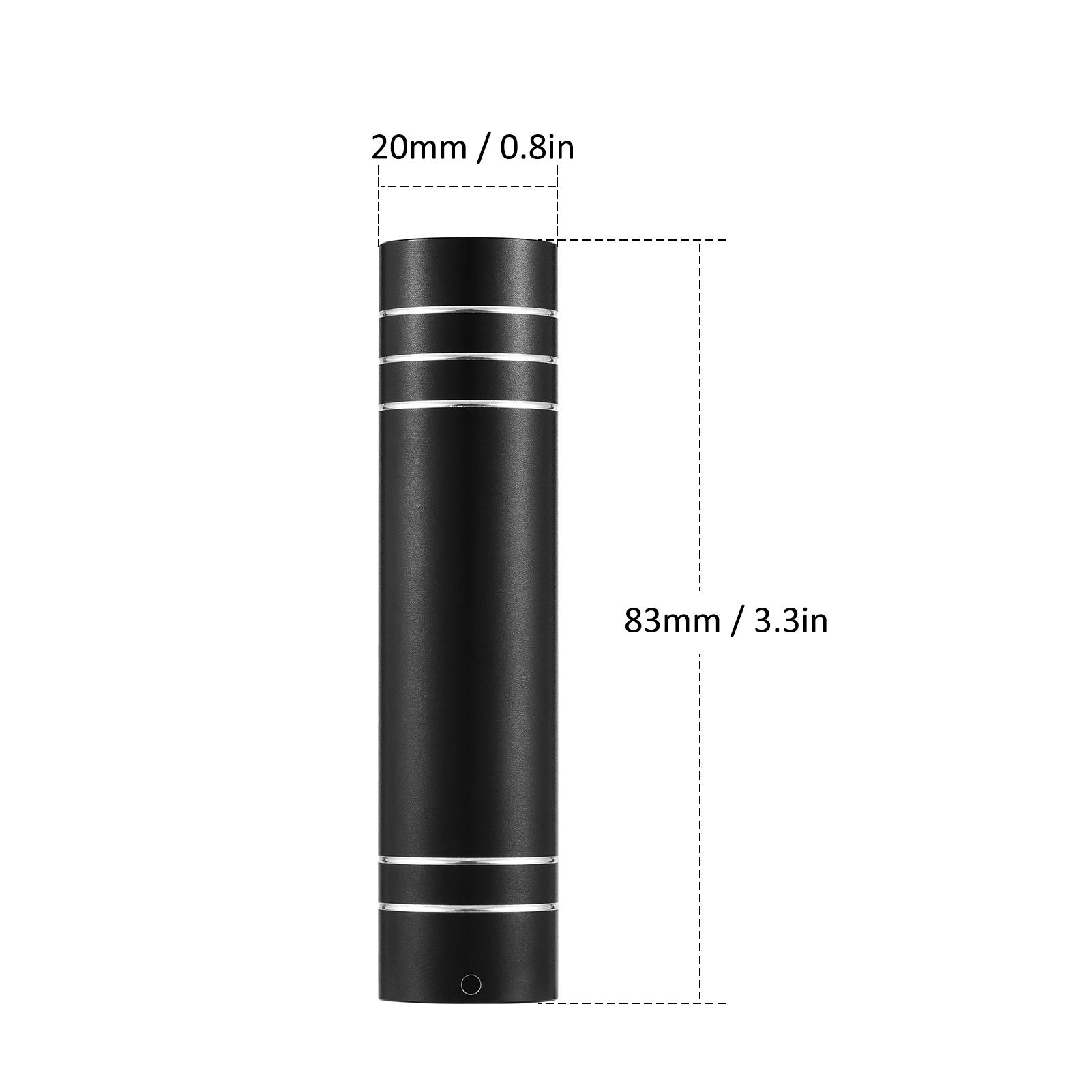 2pcs Mini Flashlight USB Rechargeable Super Bright LED Flashlight Torch Light for Outdoor Camping Reading Dog Walking
