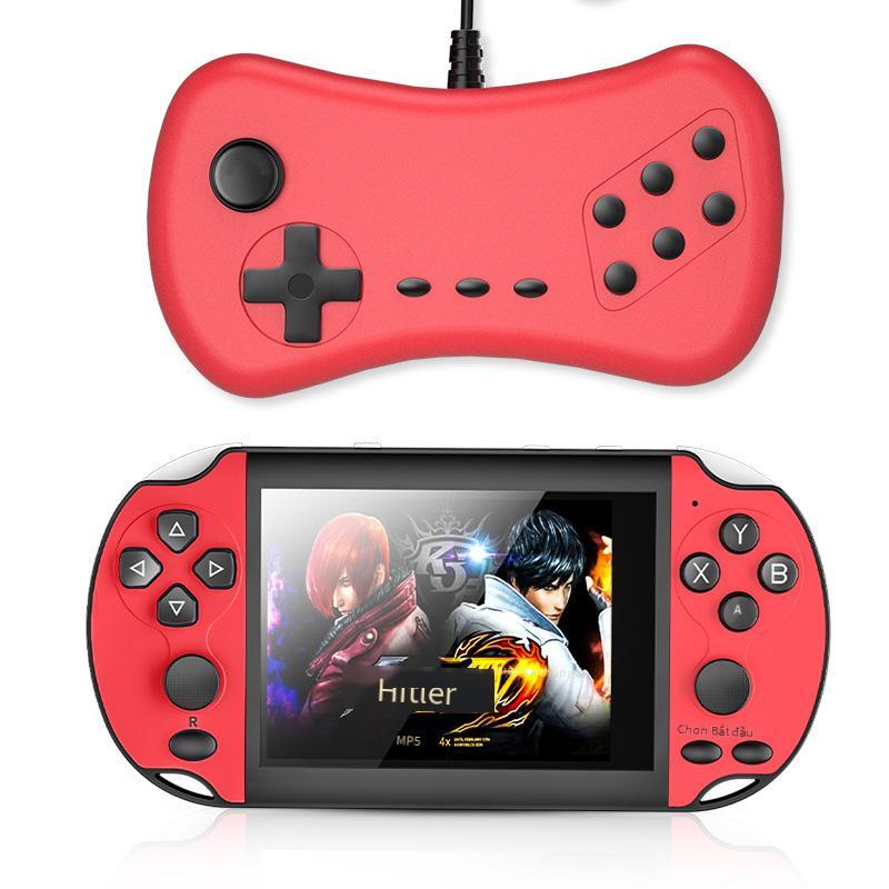 Máy chơi game cầm tay PSP màn hình lớn độ nét cao thuận lợi nhất cần điều khiển đôi màn hình ngang retro hoài cổ trò chơi arcade đơn và đôi FC