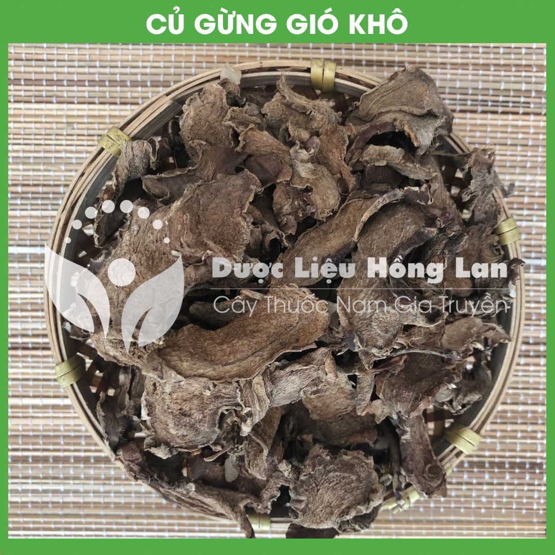 Củ Gừng Gió khô sạch đóng gói 500gram