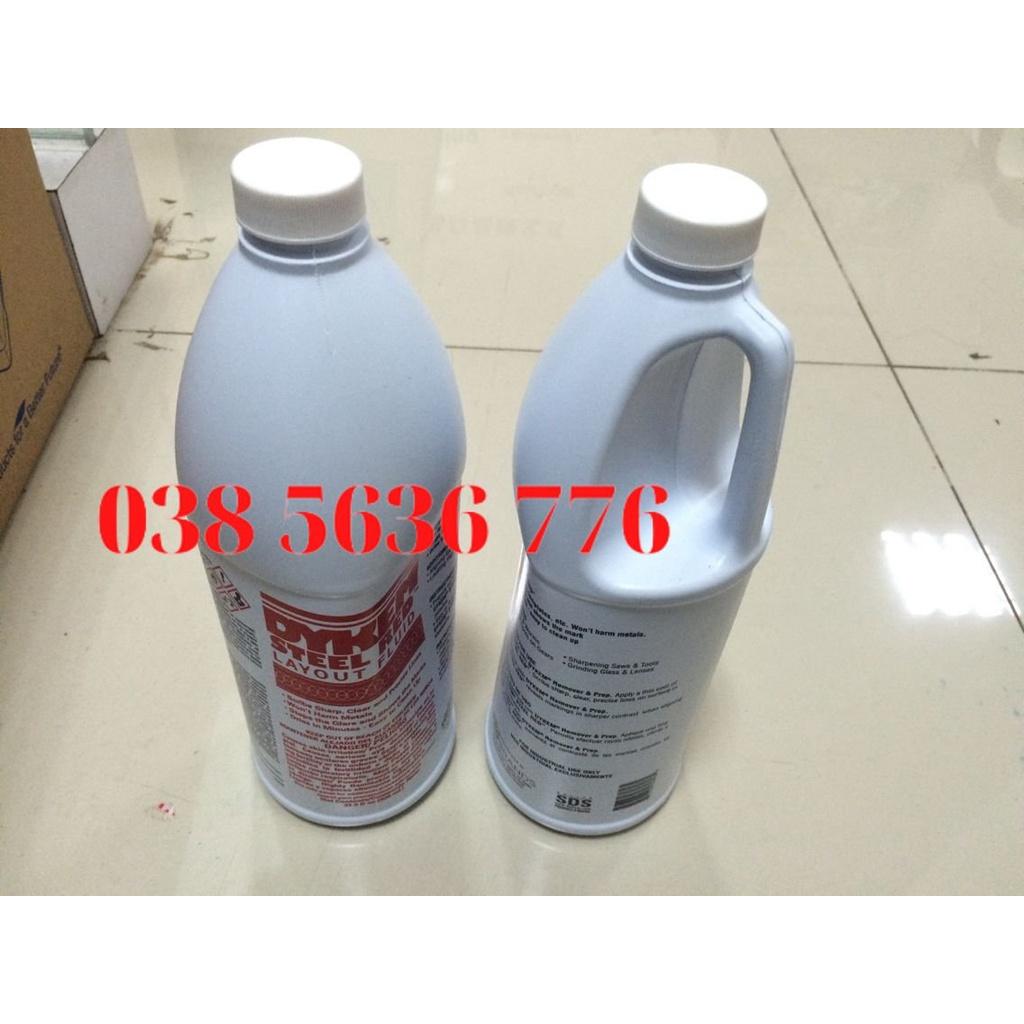 Dykem steel red layout fluid, Chất Đánh Dấu Trên Bề Mặt Thép