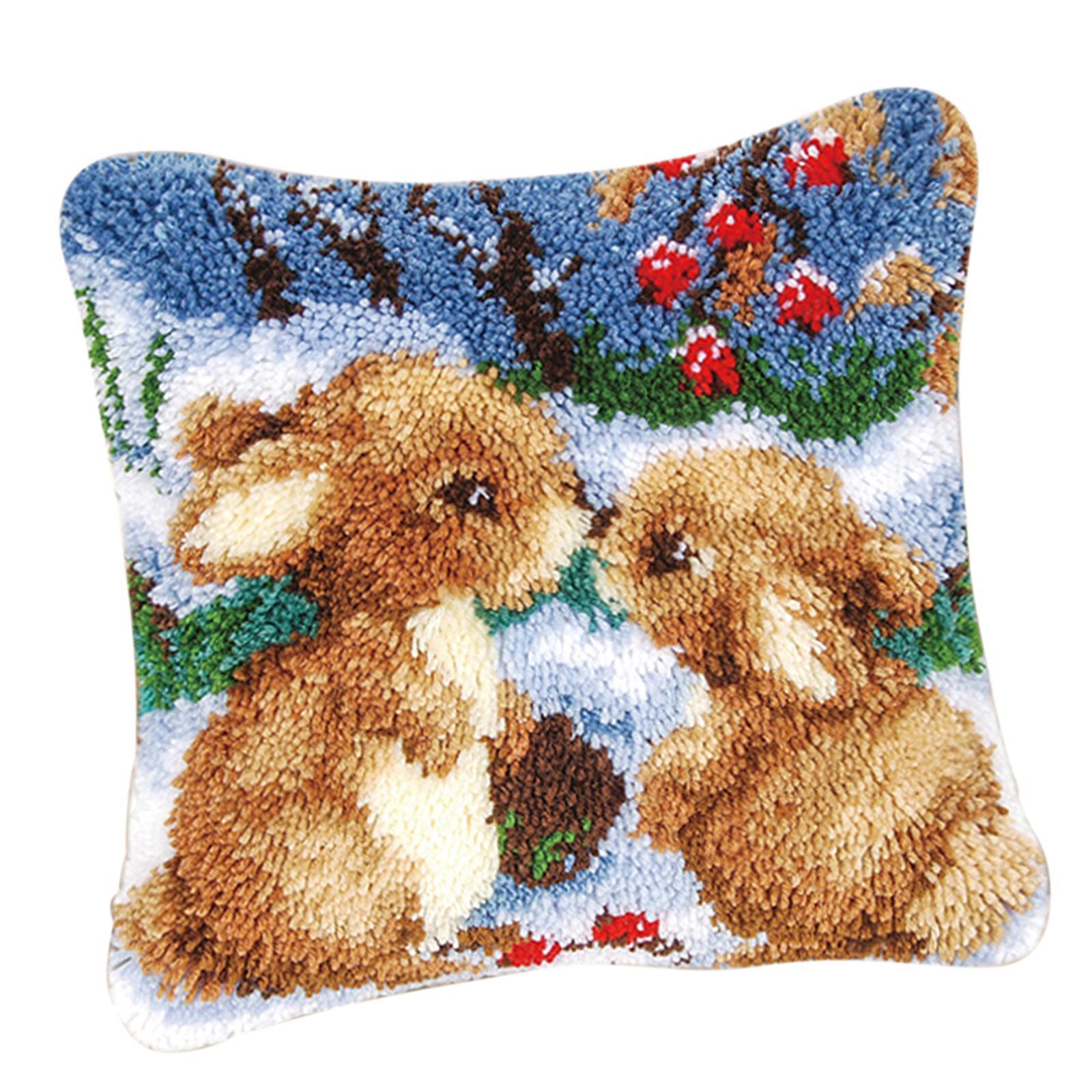 Hook Kit with Basic Tool Pillow Case Making Home Ornament