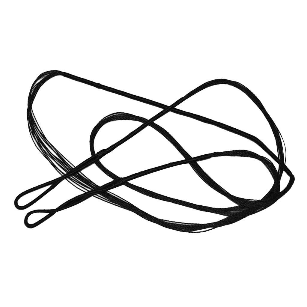 6xArchery Bowstrings Bow Strings Black For Recurve Bow Longbow Hunting 129cm