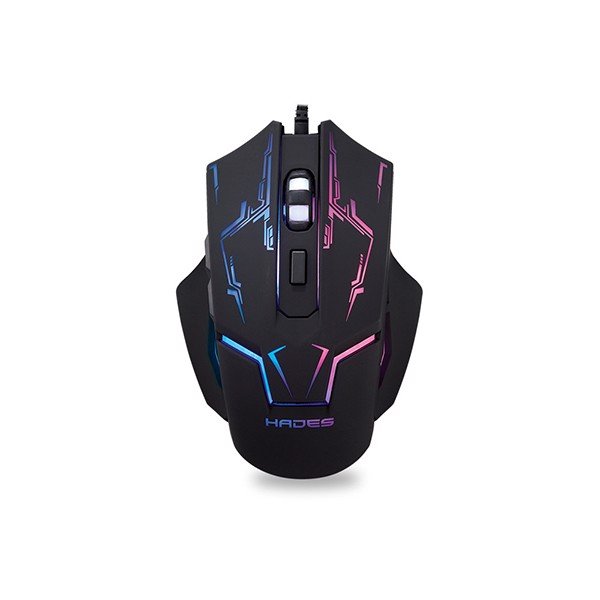 Chuột quang chơi game tích hợp LED độ phân giải cao - Hades Gaming Optical Mouse Actto GMCS-15 - Hàng chính hãng