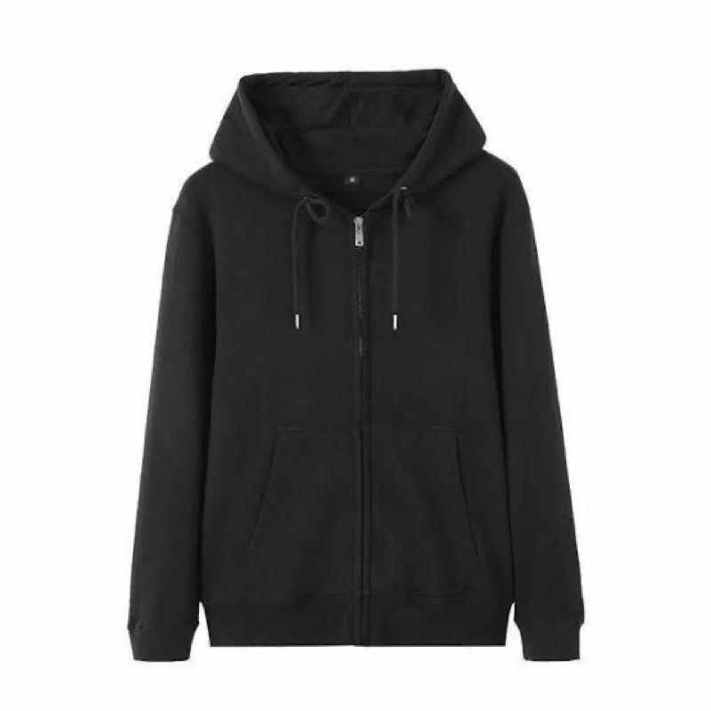Áo Hoodie Jacket with blackzipper unisex siêu hot