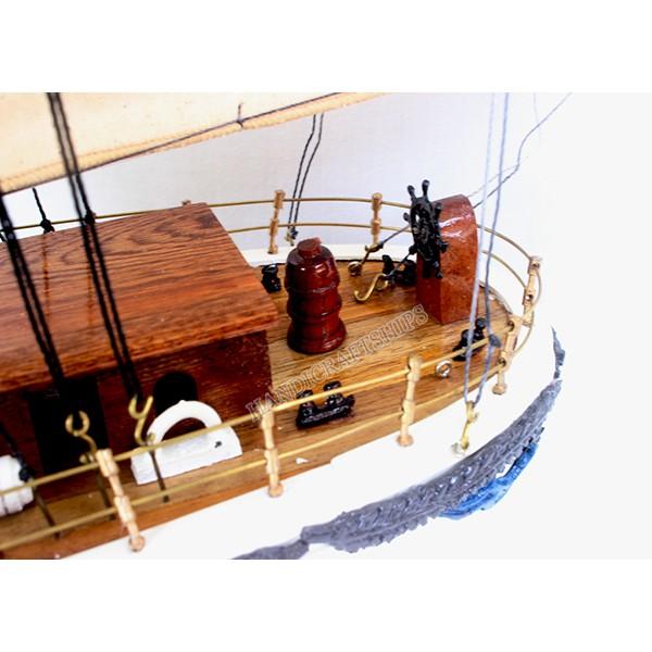Mô hình thuyền buồm gỗ Shabab Oman 103cm