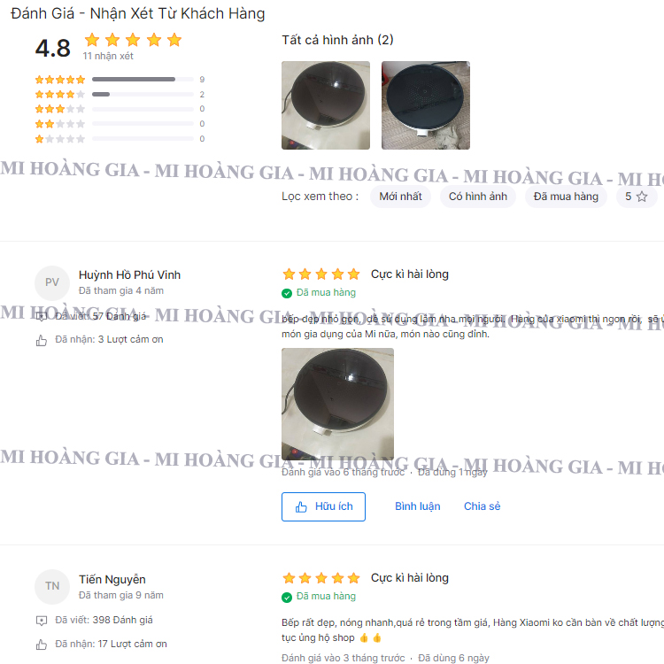 Bếp điện từ Xiaomi Mijia DCL002CM Youth Version 2 - Hàng Nhập Khẩu