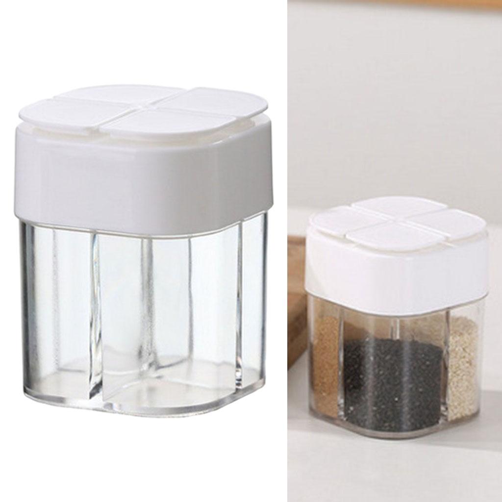 Spice containers Seasoning Condiment Storage Container for Kitchen White