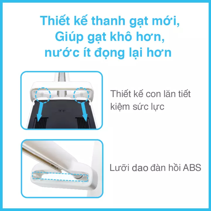 Combo 3 Bông Lau + 1 Cây Lau Nhà MyJae Đài Loan Sợi Microfiber Tự Vắt Kháng Khuẩn Ag+ 120cm