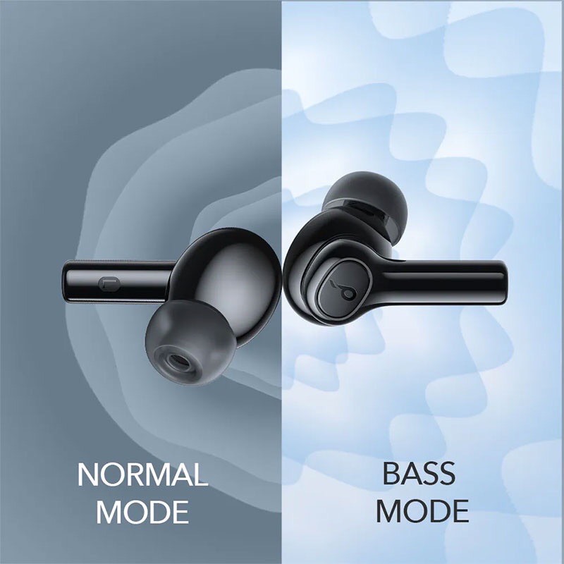 Tai Nghe Bluetooth SOUNDCORE R100 True Wireless, 25 Giờ Nghe Nhạc, Chống Nước IPX5, Tích Hợp 2 Mic, Công Nghệ BassUp, Sạc Nhanh - AN KER A3981