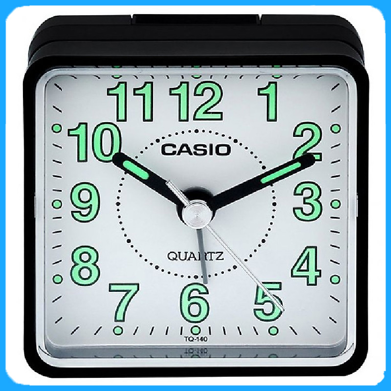 Đồng Hồ Để Bàn - Du Lịch Casio TQ-140-1BDF - Có Báo Thức - Kích Thước ( 5.7 x 5.7 x 3.3 cm )