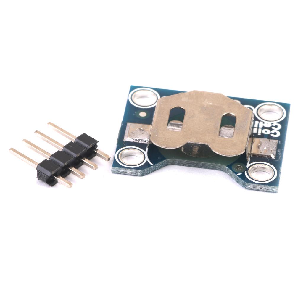 CR1220 battery holder Coin Cell Socket Mount Breakout Board Module 4 Pins
