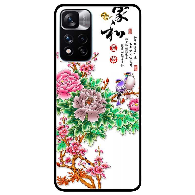 Ốp lưng dành cho Xiaomi Redmi Note 11 Pro 5G  - Hoa Mẫu Đơn