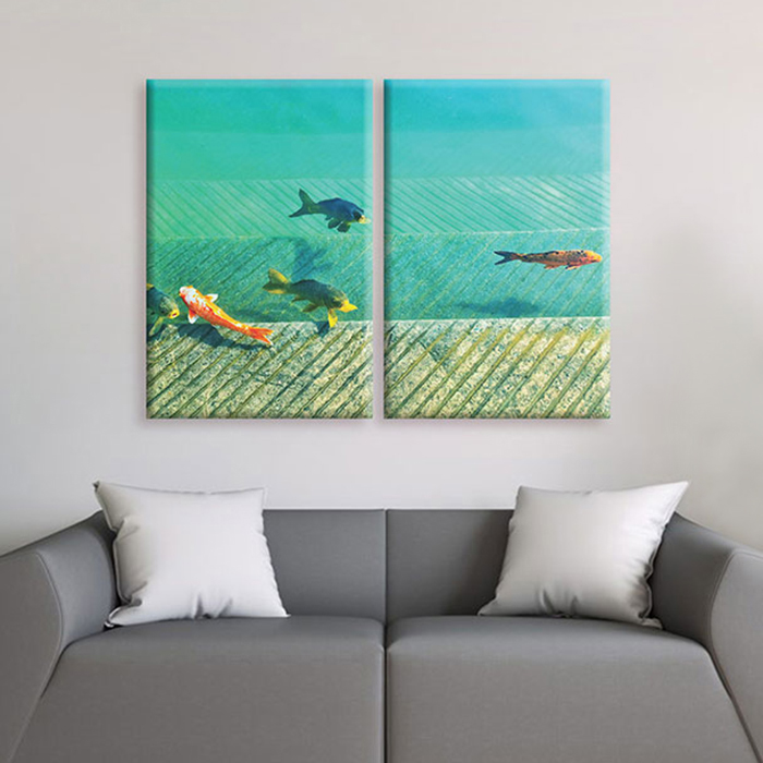 Bộ 2 Tranh Trang Trí Phòng Khách - W196