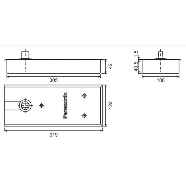 Bản lề sàn S-150-Panasonic