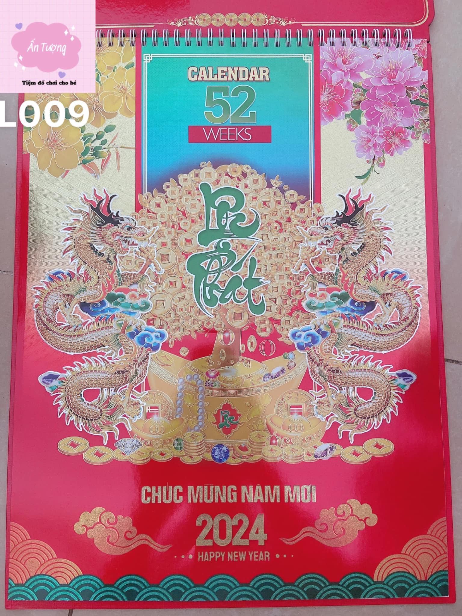 Bộ lịch Giáp Thìn 2024- Lịch 52 tuần Giáp Thìn 2024 - Chủ đề " Thuận Buồm xuôi gió"
