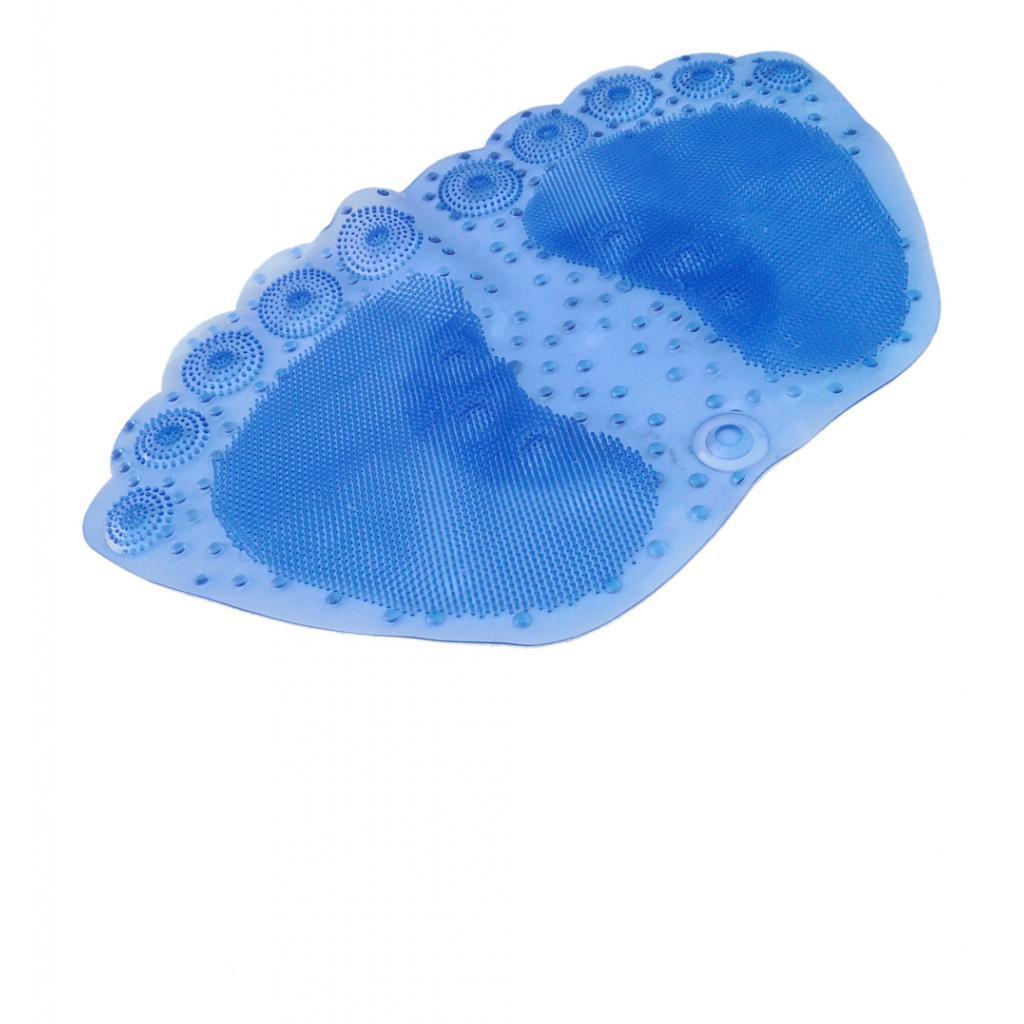 Strong Non Slip Shower Bath Mat Bathroom Rubber Massage PVC w/ Suction Cups