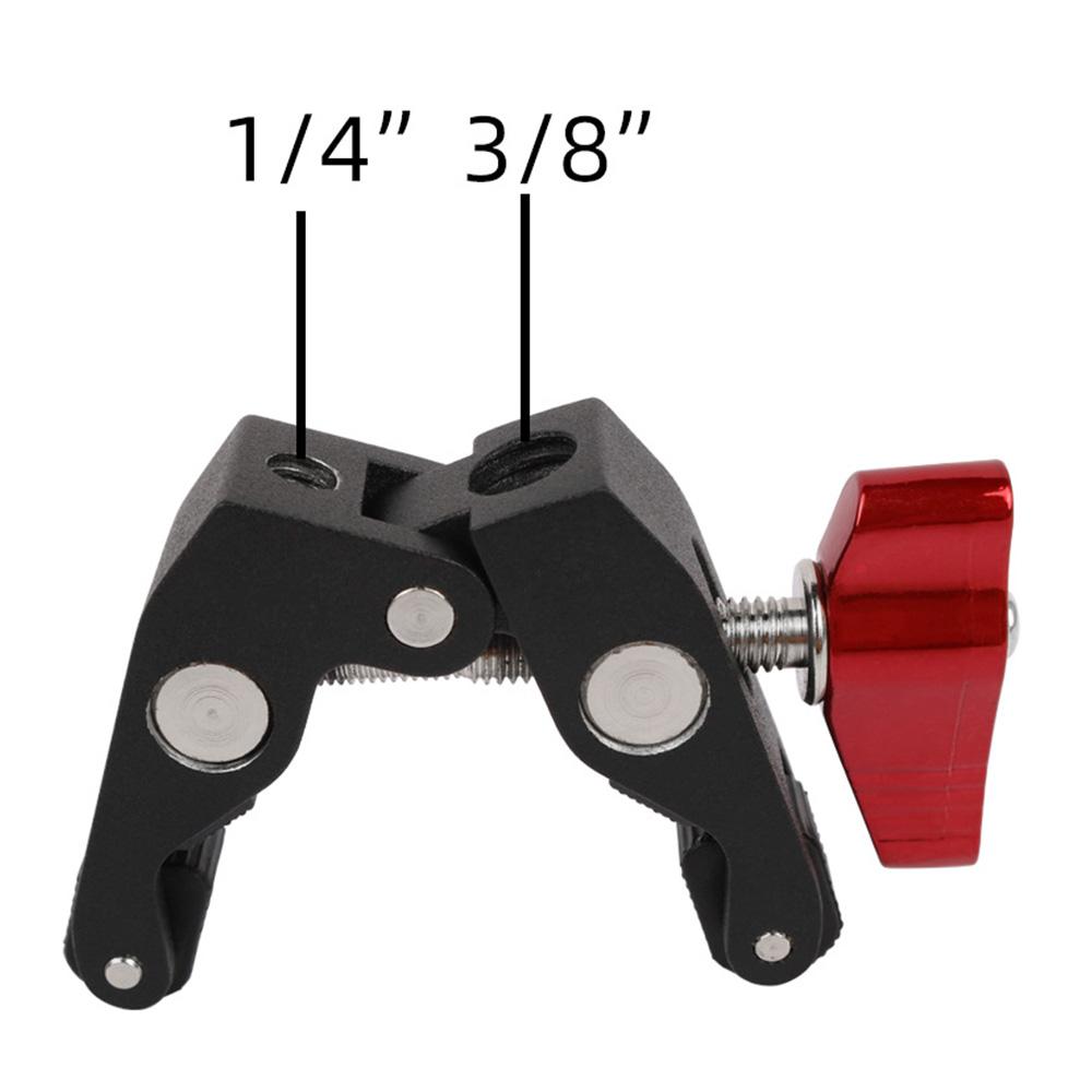 Kẹp cua tải trọng 2-5KG với Chủ đề 1 / 4in 3 / 8in cho đèn LED Speedlite giám sát trường