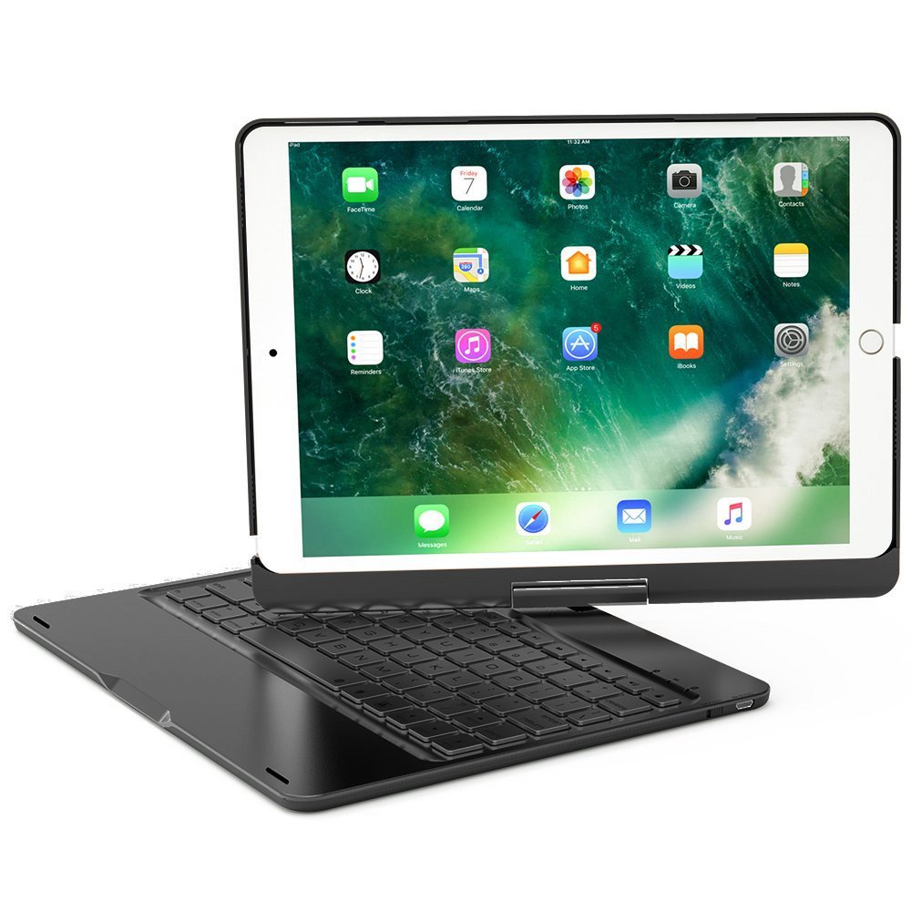 Bàn phím Bluetooth F180 cho iPad Air, iPad Air 2, iPad Pro 9.7, iPad 2017, iPad 2018 - Hàng cao cấp