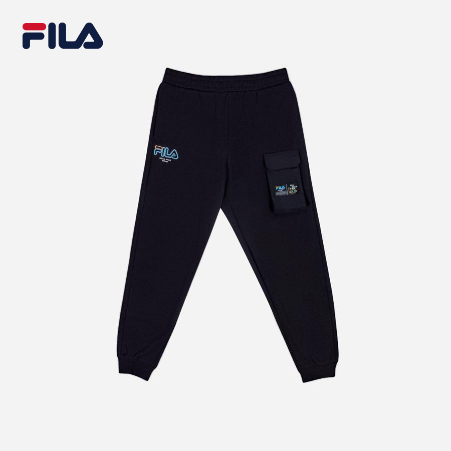 Quần dài thời trang unisex Fila KNIT LONG PANT - FW2PTE3061M-BLK