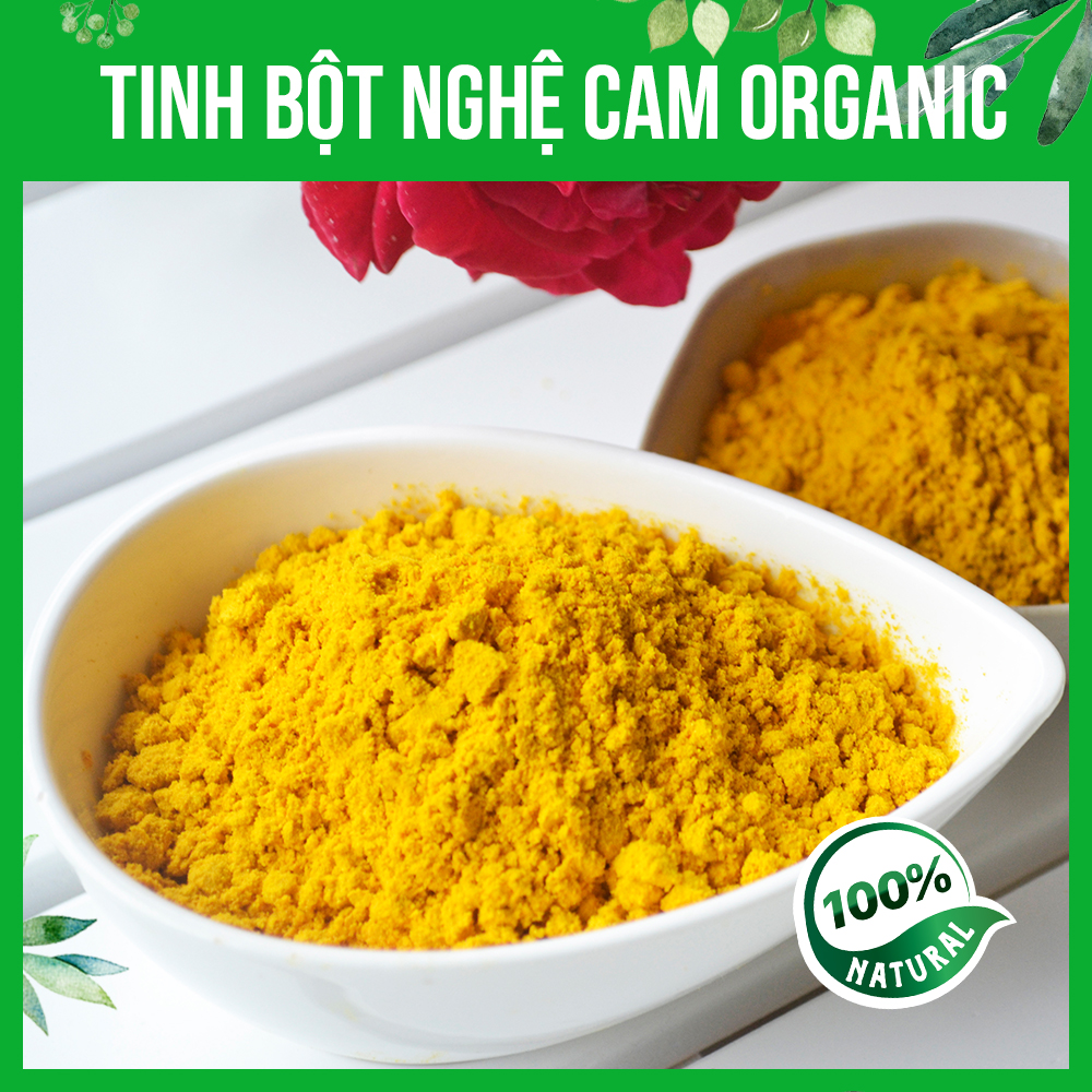 Tinh bột nghệ cam organic Kentary hũ 250g (10% Curcumin), đậm vị nghệ - thực phẩm chăm sóc sức khỏe từ thiên nhiên