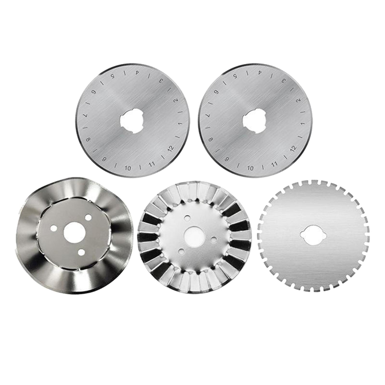 45mm Round Rotary Trimmer Blades Kit for Fabric Leather Sharp