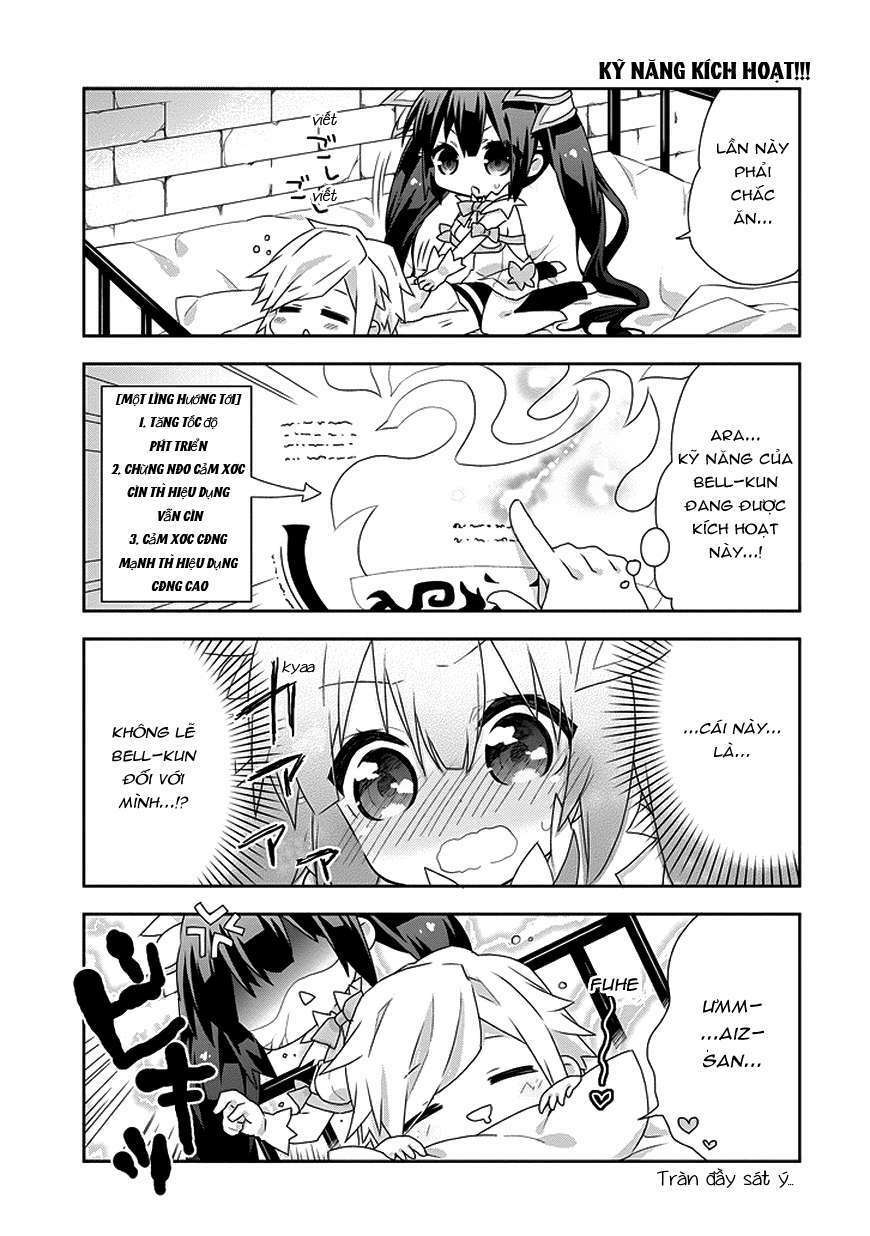 dungeon ni deai o motomeru no wa machigatte iru darou ka 4koma - days of goddess chapter 3 8