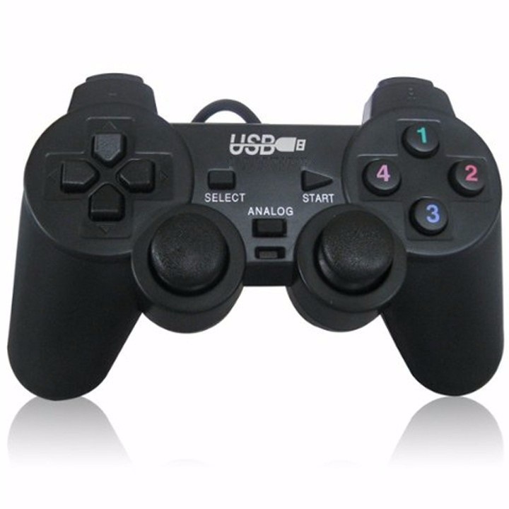 Tay Cầm Chơi Game PC Đầu USB Có Rung, Joystick