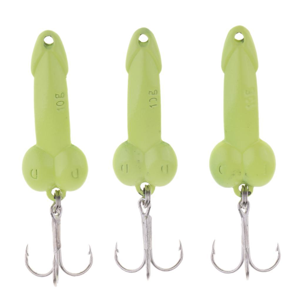 3Pcs 4.5cm Artificial Simulation Metal Sequins Metal Sequins Fishing Hooks